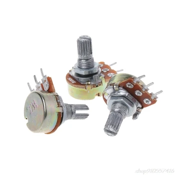 

18Pcs 9 Values Single Potentiometer Assortment Kits B500K-5K With Nut And Washe O30 20 Dropshipping