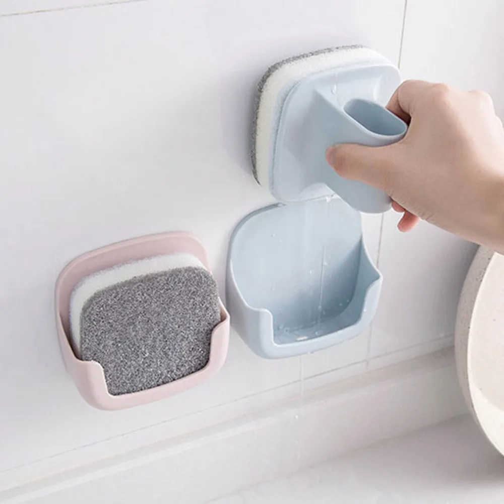 

Hot Kitchen Cleaning Brush Scrubber Washing Dish Bowl With Hand Protector Tray Sink Sponge Kitchen Pot Cleaner Washing Tool