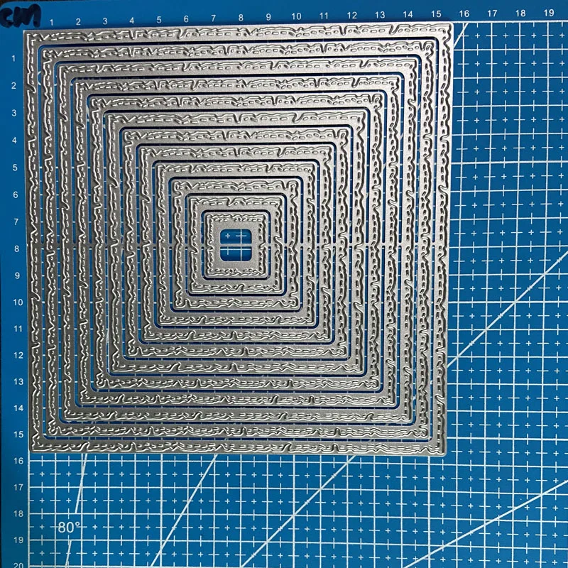 Lucky Goddess Metal Cutting Dies Irregular square frame diy Scrapbooking Photo Album Decorative Embossing Paper Card Crafts Die 