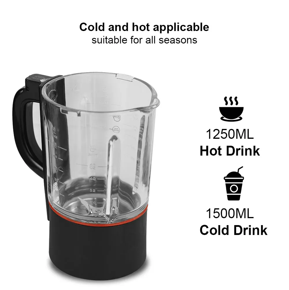 Biolomix bpa送料1.75Lガラス瓶ブレンダーミキサーフード