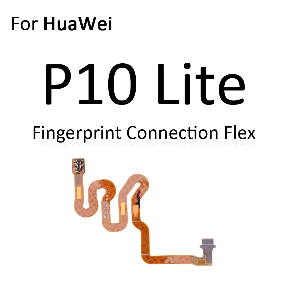 Сканер отпечатков пальцев разъем для Huawei P30 20 Pro P10 Lite сенсорный сенсор ID Главная Кнопка возврата ключ подключения гибкий кабель - Цвет: For P10 Lite Flex