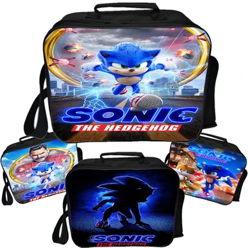 

Sonic Lunch Bag Picnic Insulation Bag Gift New Cool Students Worker Lunch Box Boys Girls Teens Child Cartoon Bag