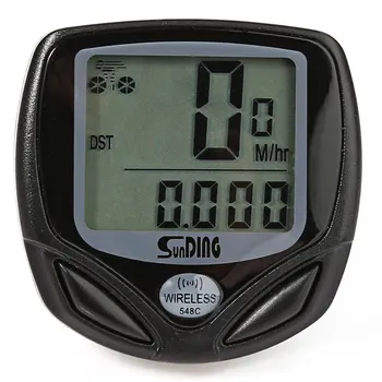 

Sunding SD-548C Wireless Waterproof Stopwatch Bicycle Speed Meter Speed Measurement Odometer/Riding Speedometer