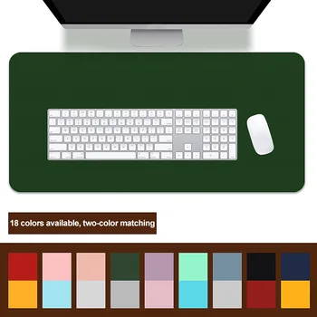 

Double-sided waterproof leather Large Mouse Pad Gaming learning office Leather Desk Mat Computer Mousepad Keyboard Table pad