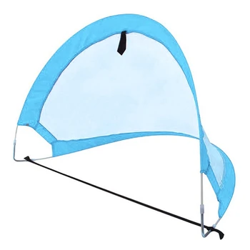 

Hot HG-1 Piece Soccer Football Goal Net Folding Training Goal Net Tent Kids Indoor Outdoor Play Toy,Blue