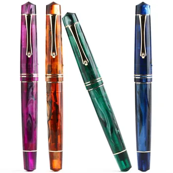 

Moonman M800 Acrylic Luxury Fountain Pen BOCK/Moonman Iridium F Nib Ink Pen Beautiful Writing Pen Gift Set
