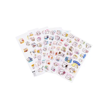 

20packs/lot New Happy Cat Life Decoration DIY Diary Scrapbooking Label Stickers Stationery school supplies Wholesale