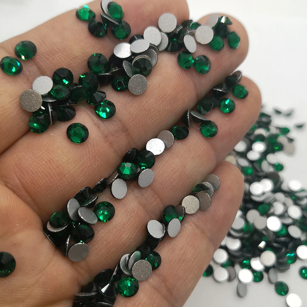 Acrylic Rhinestones Flat Back 2.5mm SS9 1440 Pcs Green Peridot A23