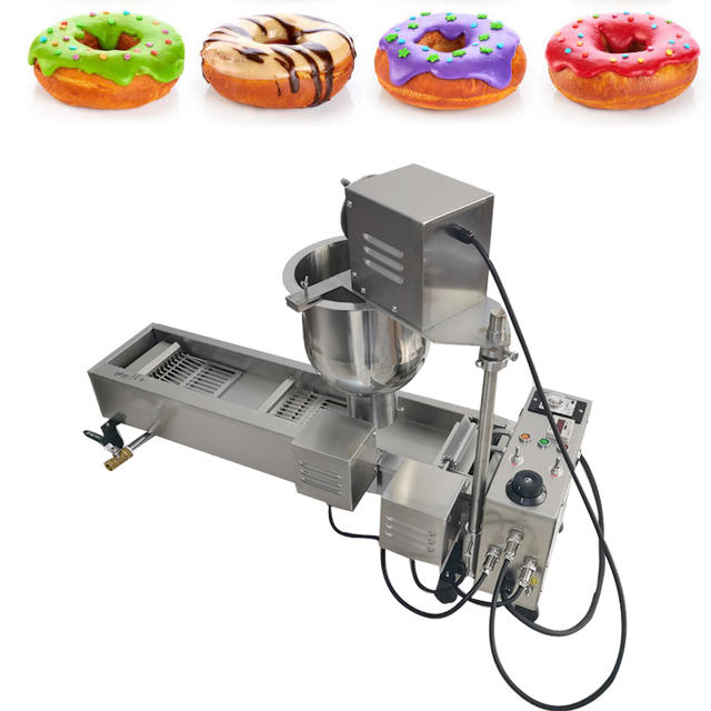 Automatic Donut Making Machine Auto Doughnut Maker Hopper with 3 Sizes