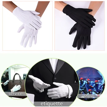 

Ceremonial white cotton gloves labor work gloves mechanism ultrasound gloves creen Gloves Wrist Glove Protection Glove