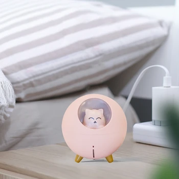 

Top Sale Mini Humidifier Cute Cat Usb Desktop Humidifier with Night Light Humidifier for Bedroom Home Office