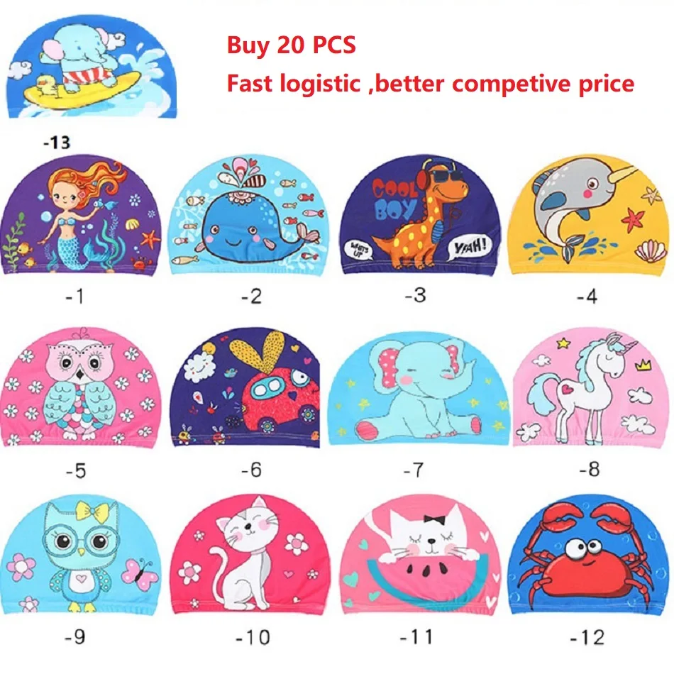 LIKS cartoon swimming caps -