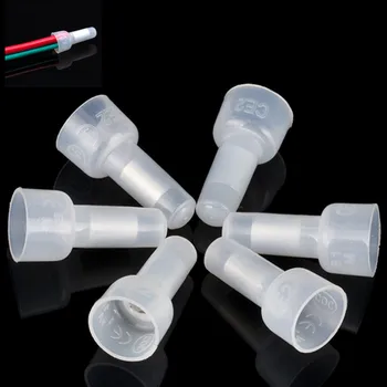 

100pcs Nylon cable Crimp Cap Insulation Quick Line wire splice connector Closed End terminals kit Electrical repair parts