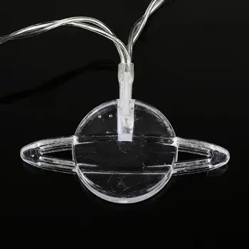 

1.5M 1.5M Outer Space Led String Lights Baby Shower Christmas Birthday Party Decoration The Astronauts Spaceship Rocket Mars