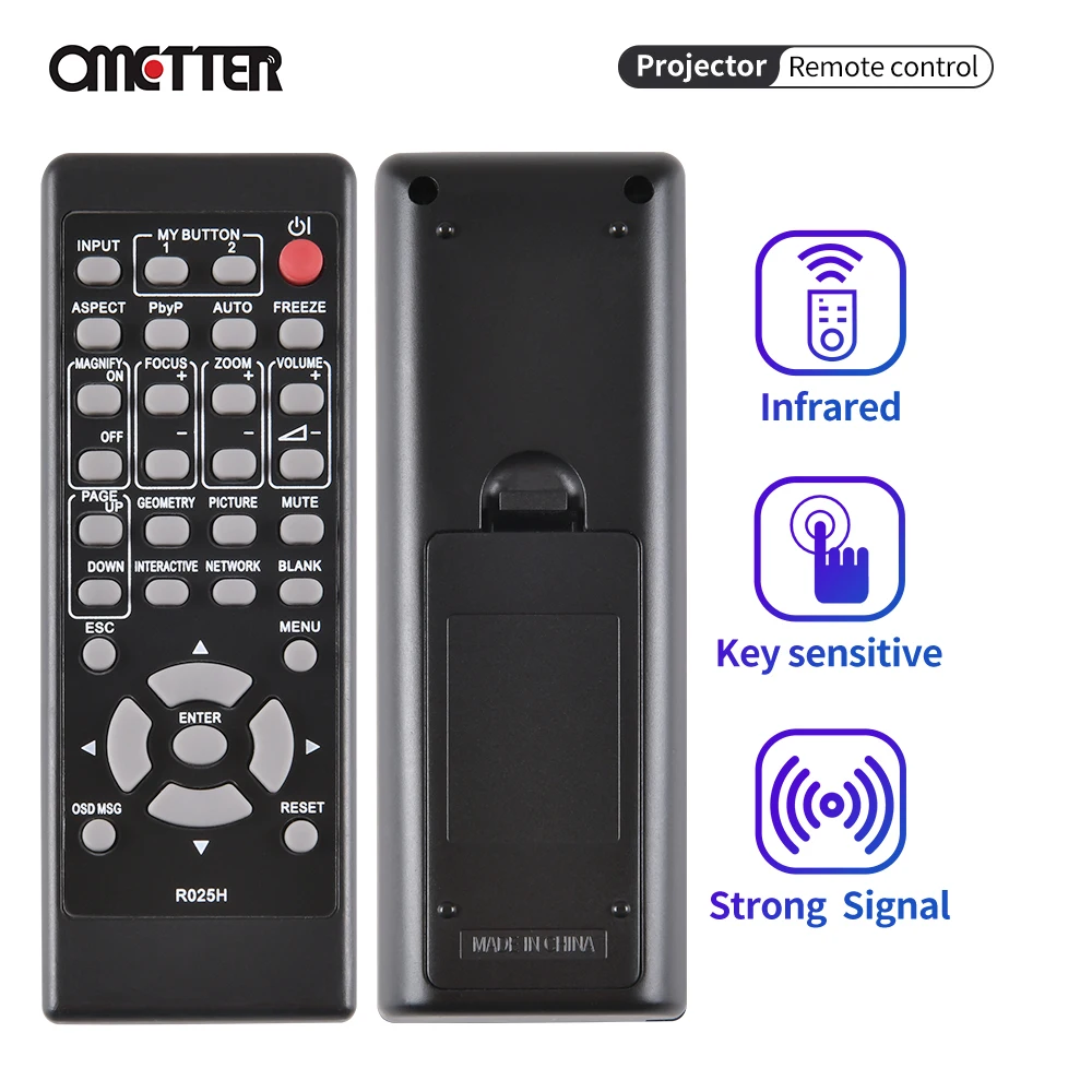 HITACHI リモートコントロール R025H/HL03037 日立 正規品 プロジェクター用リモコン Hitachi Tv Remote Replacement Replacement Remote Control For