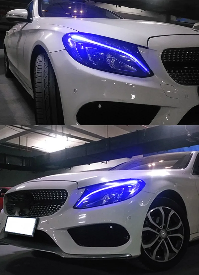 Светодиодный светильник, декодер для Mercedes-Benz c-класса W205 C200L C180L Blu-ray, ходовой светильник, дневной ходовой светильник, контроллер