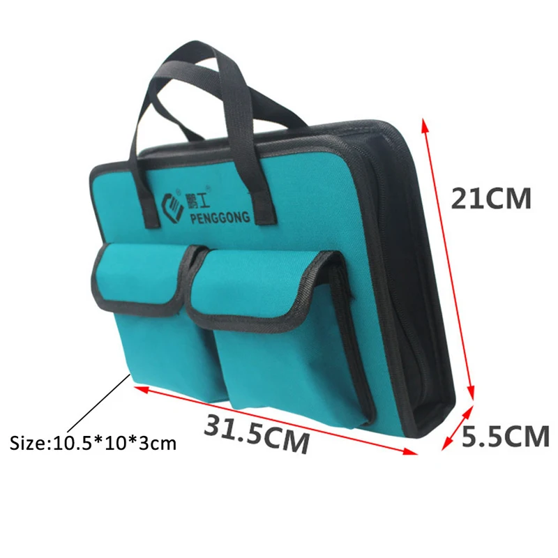 Tool Bag Organizer Portable 600 Oxford Cloth Storage Bag Multi Function Tools Pocket Pouch Electrician Tools Organizer Tools Bag tool backpack Tool Storage Items