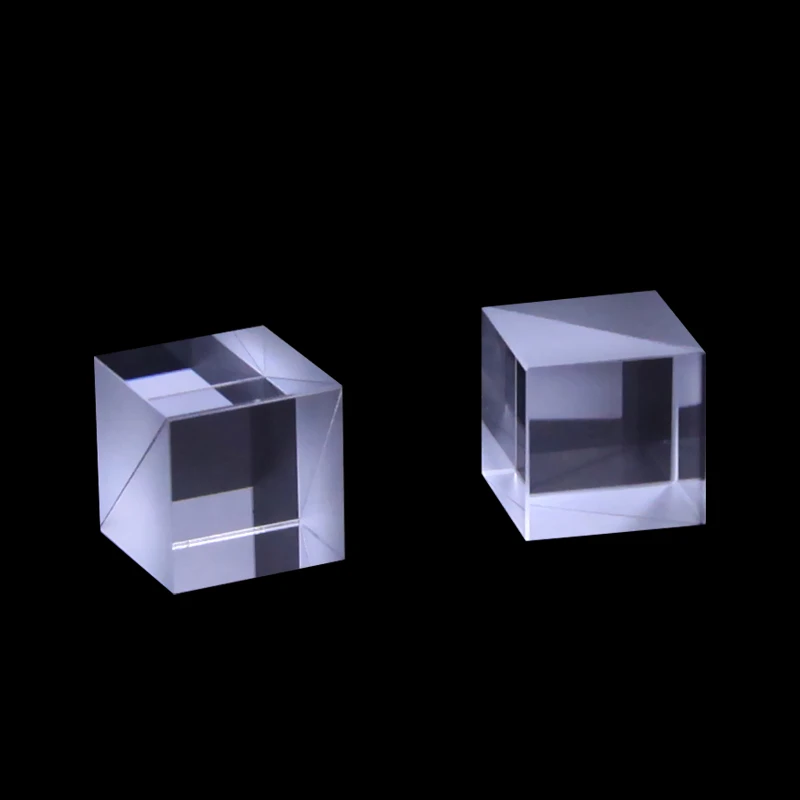 20*20*20mm Splitting Prism SemiReflective SemiTransparent 50 To 50 Cube Spectroscope Optical