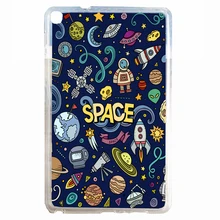 Мягкий TPU чехол для samsung Galaxy Tab A 8,0 SM-T290 SM-T295 SM-T297 окрашенная прозрачная на планшет задняя крышка