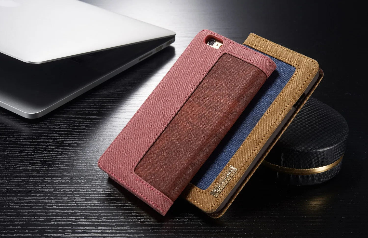 Роскошный качественный кожаный чехол-кошелек для IPhone 6 Plus, чехол для телефона 6splus из джинсовой ткани, кожаный чехол-книжка для мобильного телефона