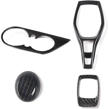 

Car Interior Gear Shift Panel Cigar Lighter Cup Holder Decoration Kit Cover Stickers for Chevrolet Camaro 2017 Accessories