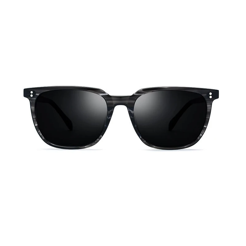 Новинка, поляризованные мужские солнцезащитные очки, 4 цвета, квадратные, высокое качество, UV400, солнцезащитные очки с коробкой