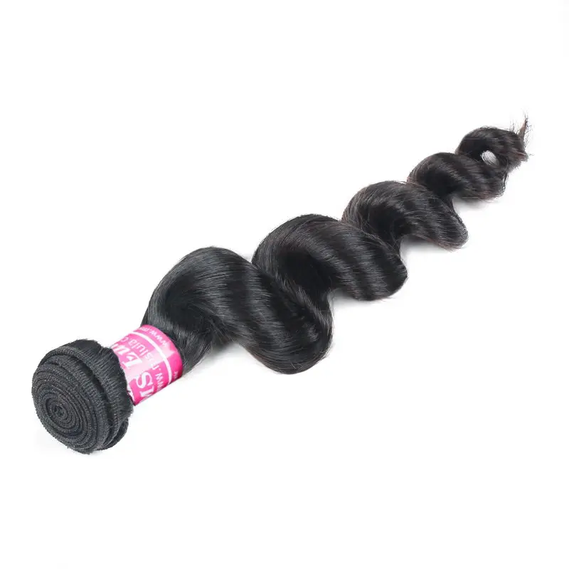 MS Lula Hair Brazilian Loose Wave Double Weave Human Hair 8-30 inchs 1 Bundle Natural Color Remy Free Shipping Extensions