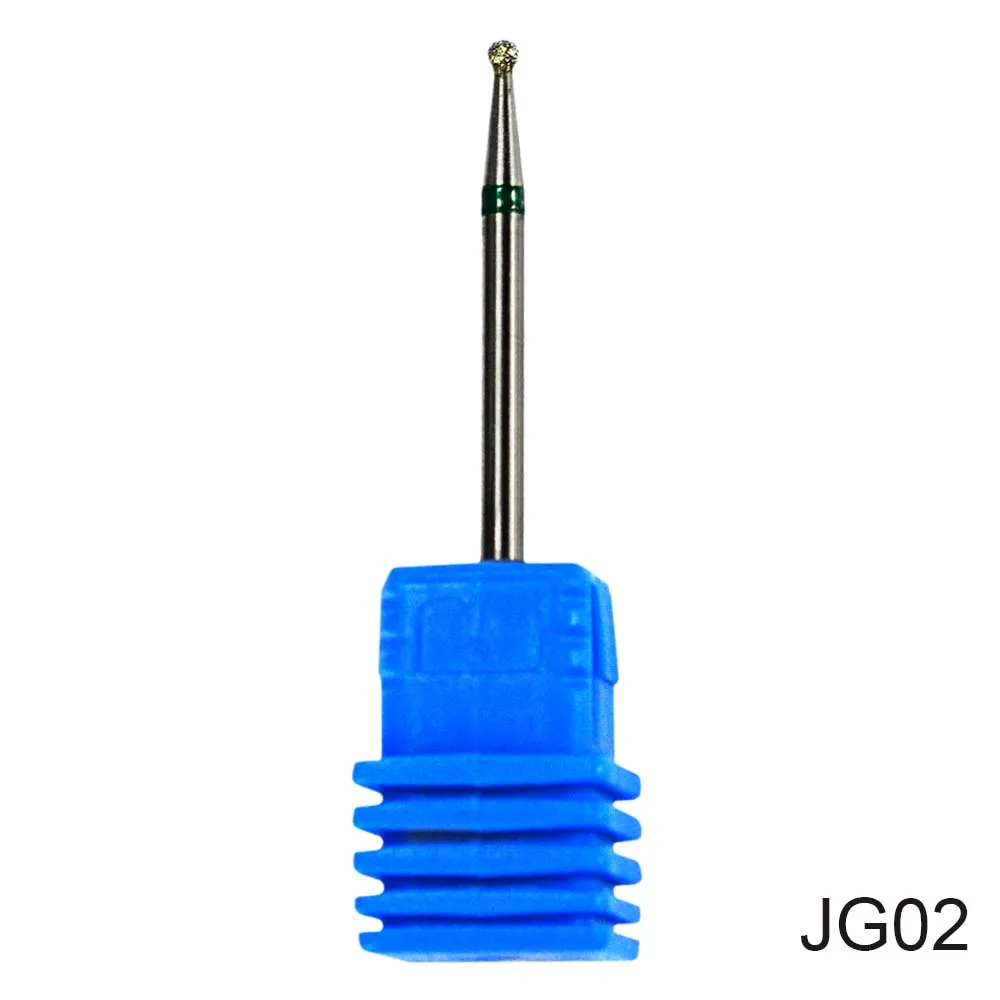 JG02 Diamond сверло 17 Тип 3/32 ''фрезерные Маникюр Cutter для педикюра электрическая машина устройства инструмент для дизайна ногтей Буровое Сверло CHJG01-17 - Цвет: JG02