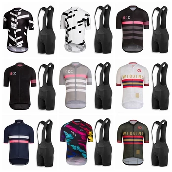 

Rcc cycling suit 2019 team Pro racing clothing ropa ciclismo short sleeve Jersey and bib shorts bicycle bottom riding tops shirt