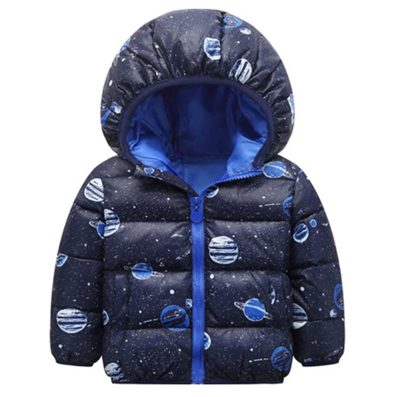 

2020 New Cartoon Baby Padded Jacket Winter Children's Warm Coat Boys Girls Cotton Padded Jacket