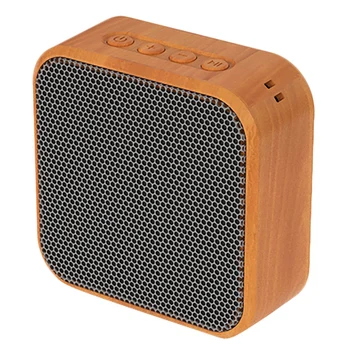 

A70 Wood Grain Portable Mini Bluetooth Loudspeaker Vintage Wireless Speaker with Mic Support TF Card FM Radio for Mobile Phone (