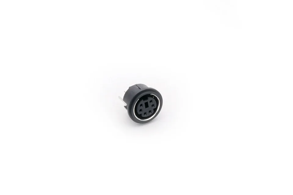 Mini conector hembra DIN de polos, conector de Terminal Circular, PS2, 10 unids/lote|Conectores| AliExpress