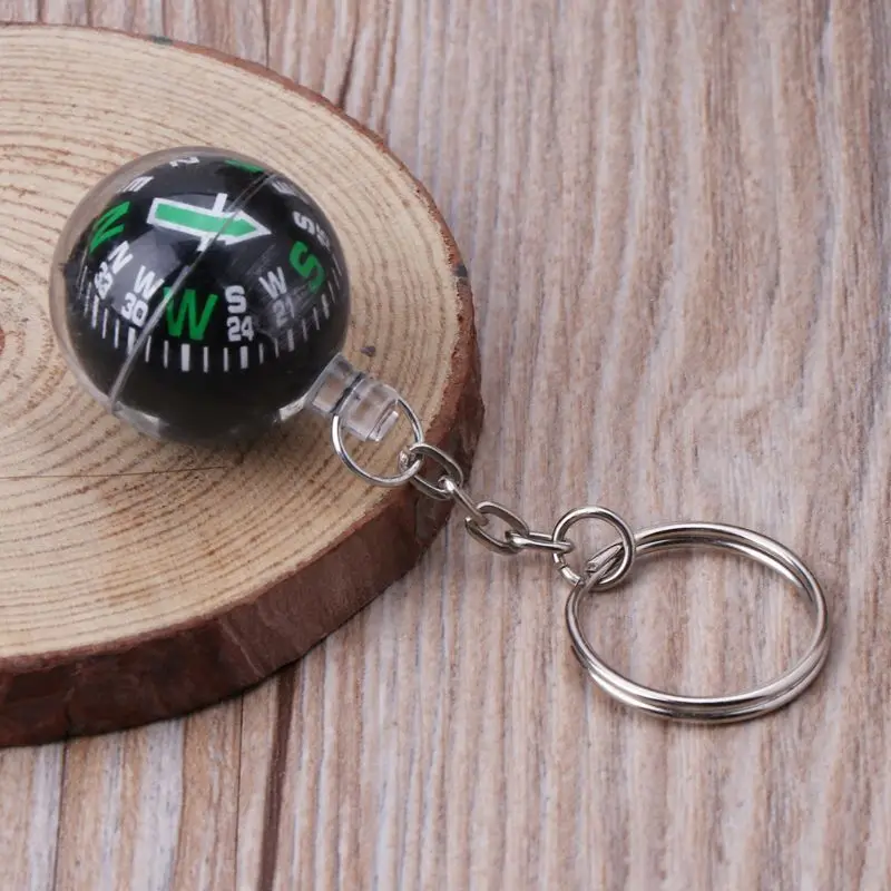 Survival Compass Portable Button Shape Small Mini Survival Compasses for Outdoor Camping Hiking North Navigation 1PC 20mm