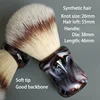 dscosmetic  T4 soft synthetic hair shaving brush resin handle by hand made shave brush for man wet shaving ► Photo 2/6