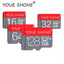 Карта Micro SD, 32 ГБ, 64 ГБ, 128 ГБ, 16 ГБ, 8 ГБ, класс 10, карта памяти Microsd, TF карта, флеш-накопитель, диск памяти для смартфона/камеры