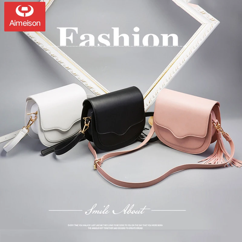 

New Korean fashion tassel bag shoulder bag Messenger bag handbag women's bag