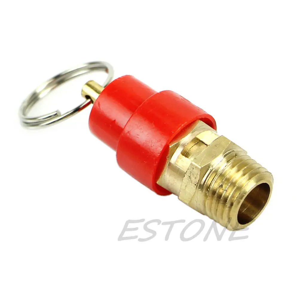 Красный 1 шт. 1/4 ''15 кг BSP предохранительный клапан сброса давления Регулятор Воздушный Компрессор - Цвет: Красный
