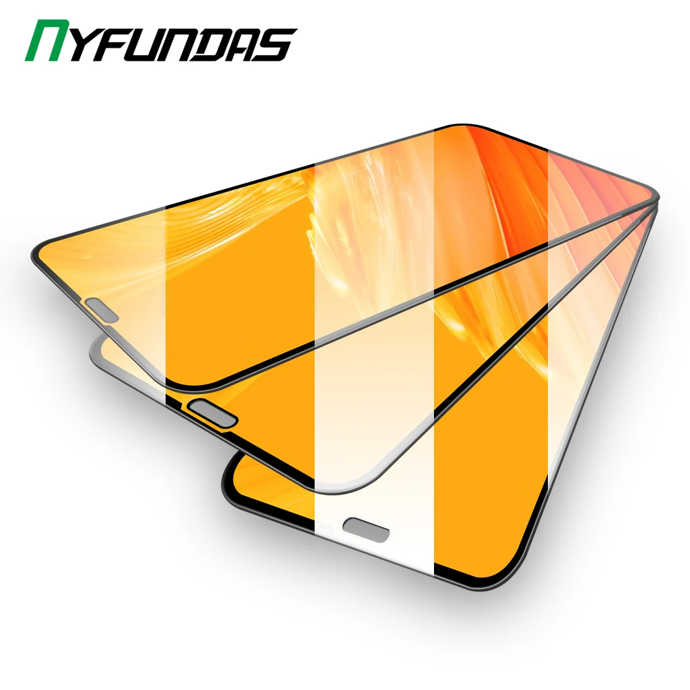 Защитное стекло с полным покрытием для iPhone X XS Max XR 7 Plus 8 6 6S 3 шт.|Защитные стёкла и