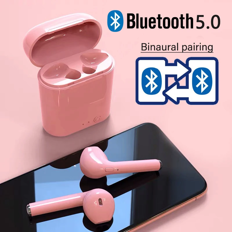 Мини TWS Беспроводные Bluetooth 5 0 наушники вкладыши гарнитура зарядное устройство для