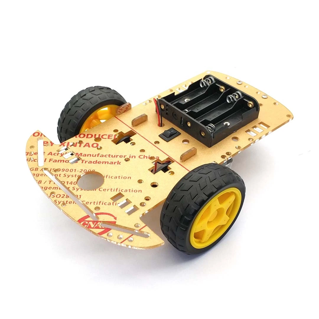 1PCS 2WD Smart Robot Car Kit/Speed encoder Battery Box Arduino 2 motor 1:48 M36 