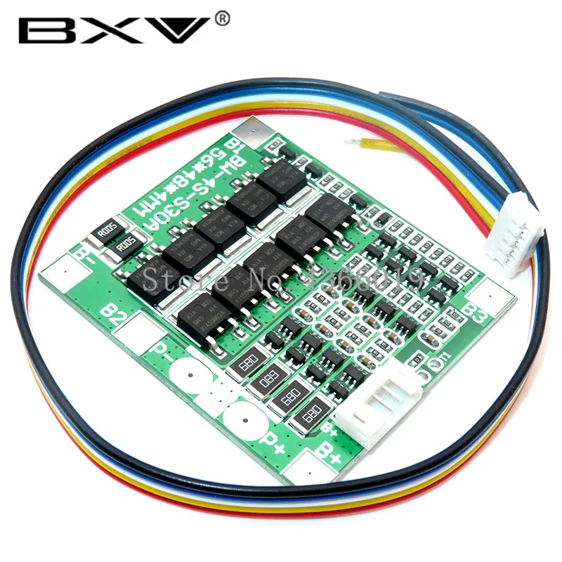 4S 30A 4S 20A 30A 40A 14,4 V 14,8 V 16,8 V Ток литий-ионный Батарея 18650 зарядное устройство BMS резервная плата - Цвет: 4S 30A