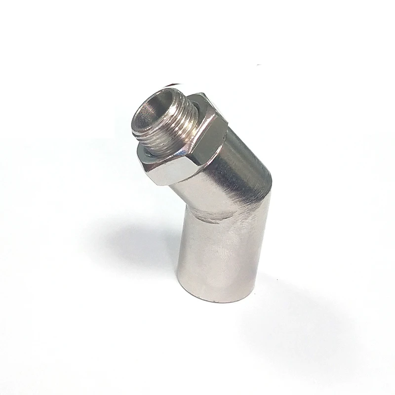 Hot Sales Short Connector 135 Degree Oxygen Sensor Interface Exhaust Pipe Extension Adapter Fitting 5
