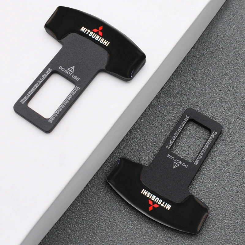 1/2pcs Car Seat Belt Buckle Clip Safety Plug for Mitsubishi ASX Lancer Pajero Outlander L200 EVO EX Auto Accessories | Автомобили и