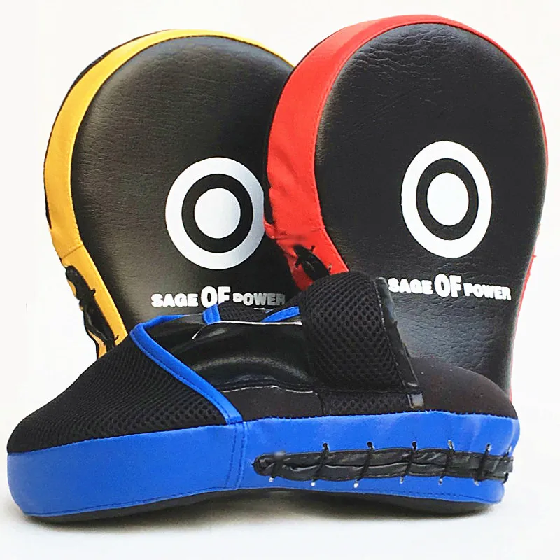 

Sanda Arc Target Children Adult Training Equipment Boxer Handle Taekwondo Foot Target Punch Target Baffle a Pair