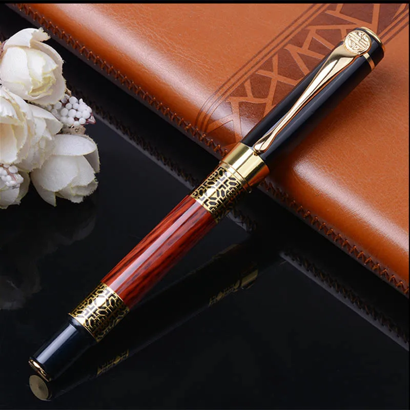 

Luxury Gift Pen Set High Quality Business Office Roller ball Pen with Original Case Metal Ballpoint Pens for Christmas Gift