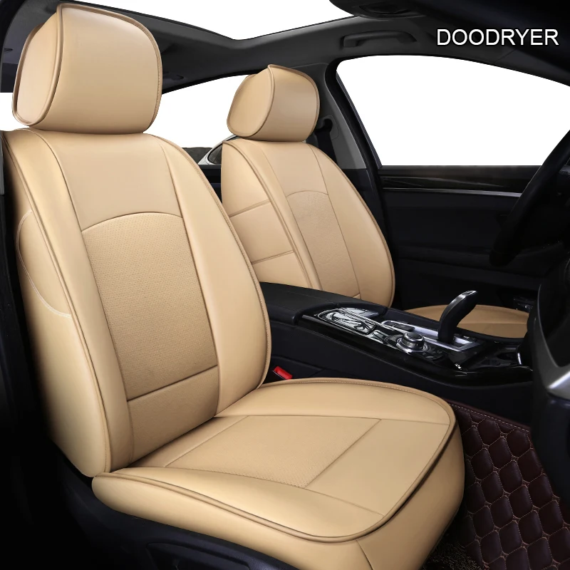 Кожаные чехлы для автомобильных сидений dooсушилка Hyundai solaris ix35 i30 ix25 i20 Elantra accent tucson