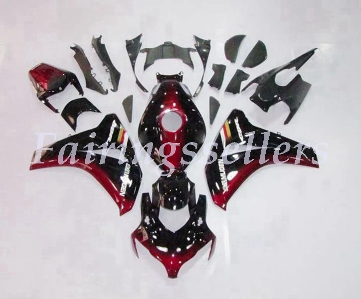 

Injection New ABS Full fairings kit Fit For HONDA CBR1000RR 2008 2009 2010 2011 CBR1000RR 08-11 CBR1000 Fairing Red Black
