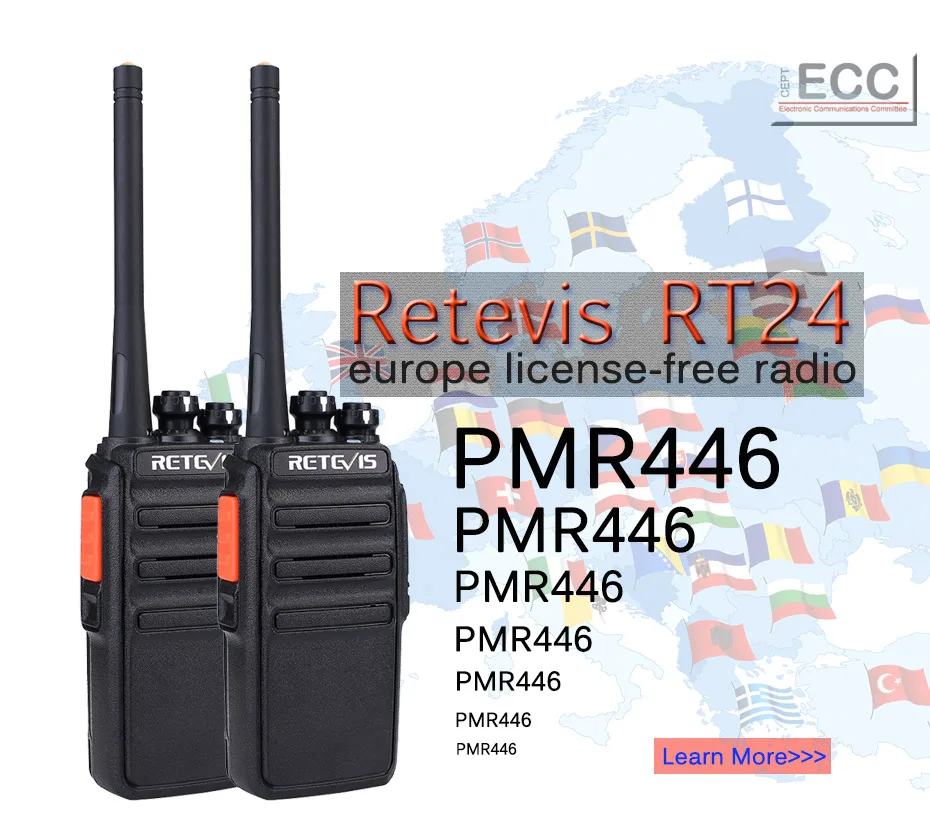 2 шт. Retevis RT24 рация PMR446 UHF радио 0,5 Вт без лицензии VOX сканирование радио скремблер Ham радио Staion Hf трансивер