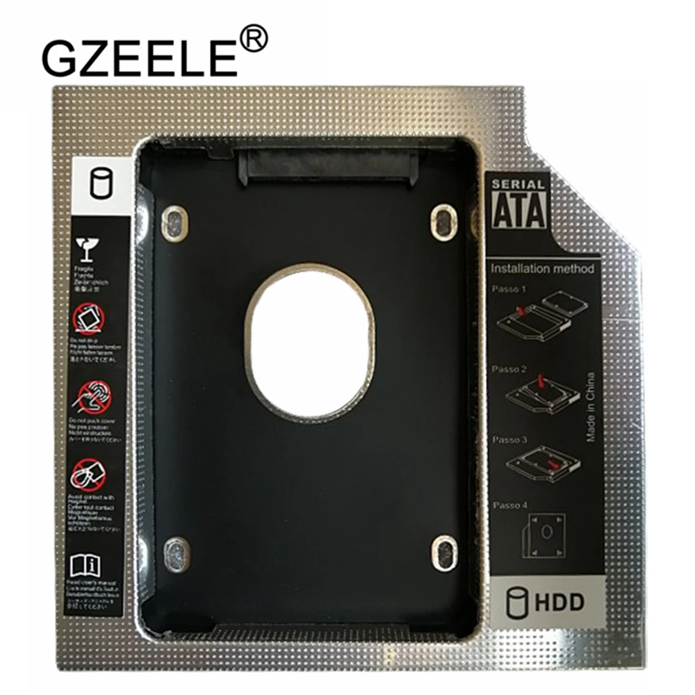 Аксессуары для ноутбука GZEELE жесткий диск HDD SSD SATA Caddy 2nd HP 245 250 255 450 470 G4 G5 G6|Сумки и