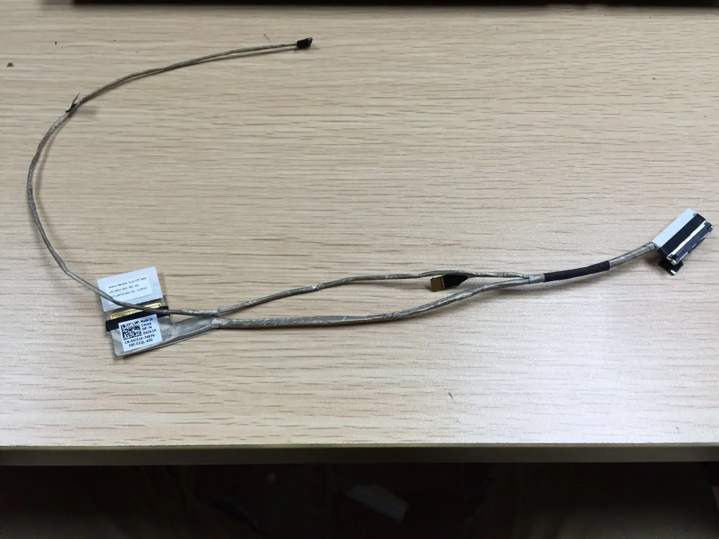 Гибкий кабель для видеоэкрана ноутбука Dell Chromebook 13 7310 LCD LED лента показа камеры 04J51K